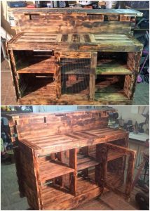 Pallet Kitchen Counter Table