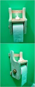 Pallet Toilet Paper Roll Holder