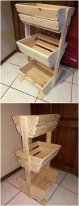 Pallet Vegetables or Fruit Rack