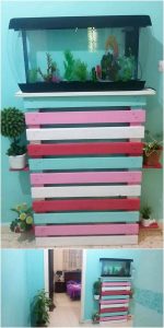 Pallet Aquarium Stand