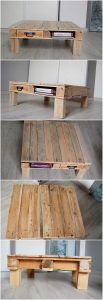 Pallet Coffee Table with Drawer