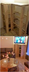 Pallet Media Corner Unit