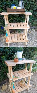 Pallet Potting Table