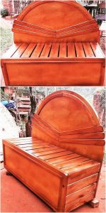 Pallet Seat with Storage