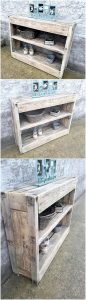 Pallet Shelving Table