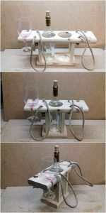 Pallet Wine Rack Stand