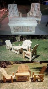 Wood Pallet Garden Furniture