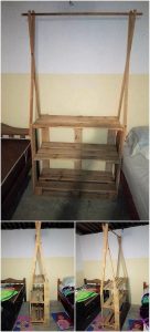 Wooden Pallet Closet
