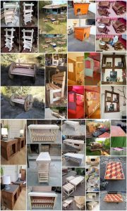 Artistically Designed Industrial Wood Pallet Projects