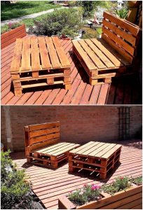 Pallet Bench and Table