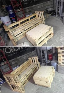 Pallet Bench and Table
