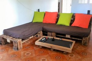Pallet Corner Couch and Table