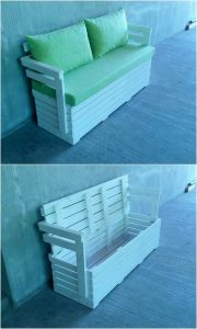 Pallet Couch with Storage