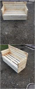 Pallet Garden Bench