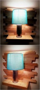 Pallet Lamp Holder