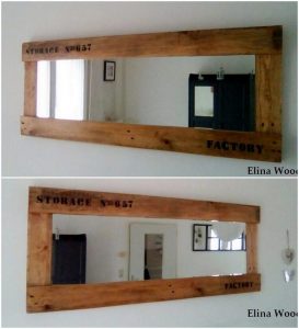 Pallet Mirror Frame