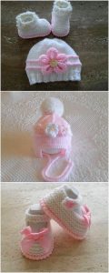 Crochet Cap and Booties for Kids (2)