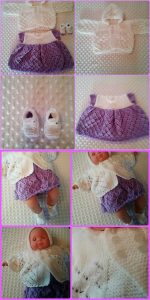Crochet Dress for Doll