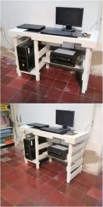 Pallet Computer Table