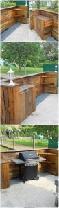 Pallet Outdoor Kitchen