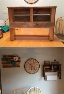 Pallet Towel Rack