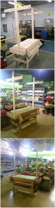 Pallet Vegetable Rack