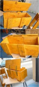 Wood Pallet Storage Box