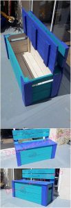 Pallet Bench with Storage