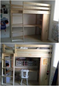 Pallet Bunk Bed