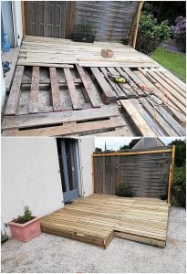 Pallet Garden Deck