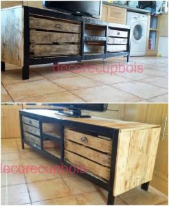 Pallet Media Cabinet