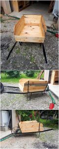 Pallet Wheel Barrow