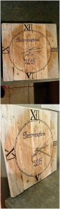 Wood Pallet Clock