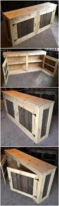 Wooden Pallet Cabinet