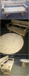 Pallet Bench and Table