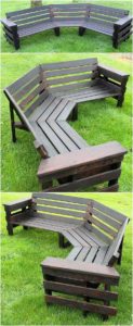 Pallet Garden Bench