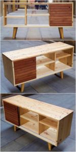 Pallet Shelving Table or Cabinet