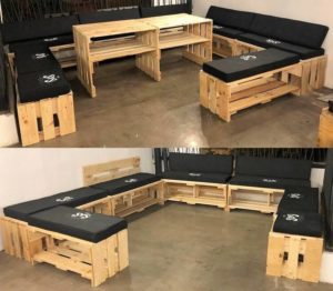 Pallet Couch and Table