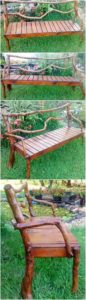 Pallet Garden Bench
