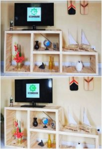 Pallet TV Stand or Media Cabinet