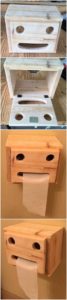 Pallet Toilet Paper Roll Holder
