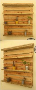Wooden Pallet Wall Planter