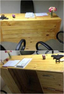 Pallet Counter Desk