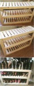 Pallet Shoe Rack
