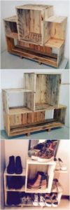 Pallet Shoe Rack