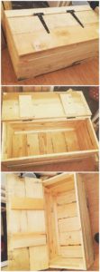 Wood Pallet Storage Box