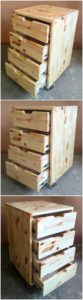 Pallet Chest of Drawes