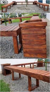 Pallet Outdoor Benches