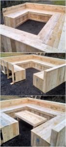 Pallet Outdoor Seating