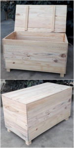 Wood Pallet Storage BOx